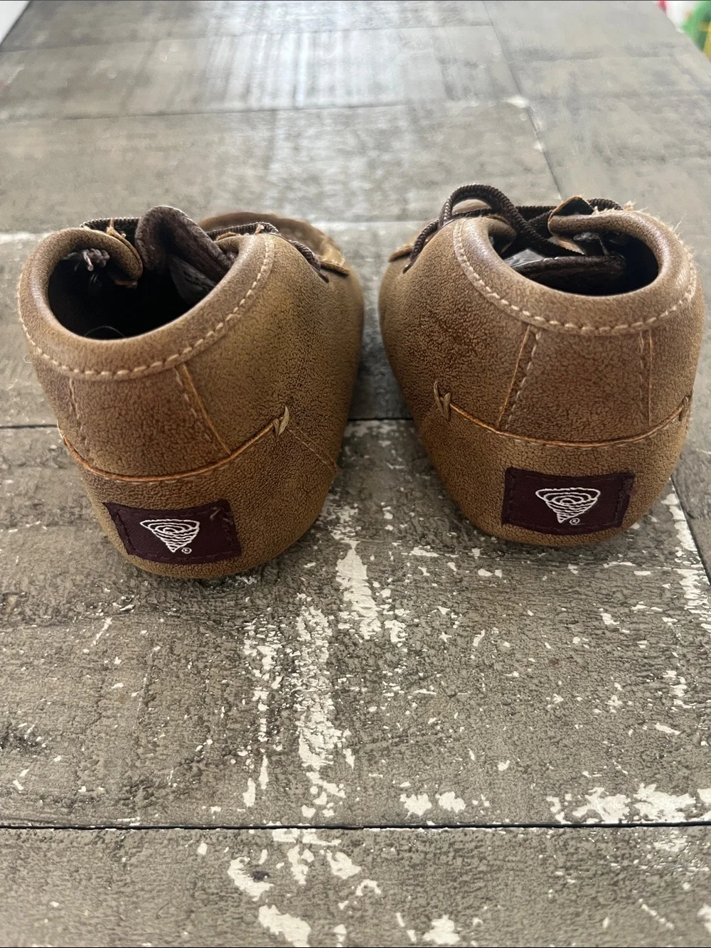 Infant Twisted X Moccasin Slip On Shoe Size 2